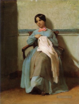 William Adolphe Bouguereau Werke - Ein Porträt von Leonie Bouguereau Realismus William Adolphe Bouguereau